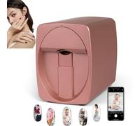 Stampante per unghie intelligente 3D, macchina per una pittura per unghie mobile portatile, risoluzione di stampa 2400 dpi, riconoscimento AI del viso delle unghie, supporto WiFi/fai -da -te/USB