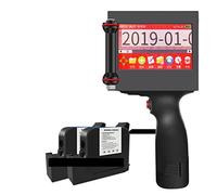Stampante Portatile, 5CM QR Bar Codice batch Data variabile Numero di serie Logo Data di scadenza Etichetta Maschera online Stampante a getto d'inchiostro termica portatile a getto manuale Stampa Quan