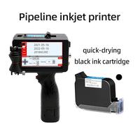 Stampante portatile a getto d'inchiostro for tubi, stampante portatile for macchina for codice lotto di etichette for cavi in acciaio, colore ad asciugatura rapida resistente allo sbiadimento ,Forte