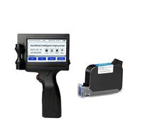 Stampante portatile a getto d'inchiostro portatile, stampante for modelli di etichette con numero di lotto, stampa senza sbiadimento su sacchetti di plastica di cartone ,Forte adesione(With 1 cartridg