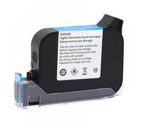 Stampante portatile JS12 600DPI con tecnologia a secco veloce eco solvente 12. Altezza di stampa da 7 mm e cartuccia colorata di inchiostro compatibile con varie esigenze di stampa(Black--1pcs)