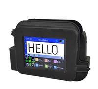 Stampante portatile mini portatile portatile 12,7 mm per numero di battito a barre numero di data di scadenza della data di scadenza,per etichetta data testo(Green)