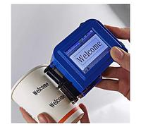 Stampante portatile, Mini stampante a getto d'inchiostro a colori portatile Bicchieri in plastica for stampante a getto d'inchiostro intelligente con codice QR personalizzato per macchina per codifica