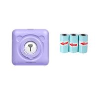 Stampante portatile Mini Wireless Thermal Photo Printers DIY Sticker Label Maker Self-Adhesive Paper Rolls (colore: 304dpi 3WhiteSticker)