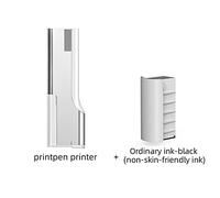 Stampante Portatile, Penna for stampa di etichette portatile Mini piccola stampante for tatuaggi Immagine LOGO Codice QR Codice a barre Intelligenza wireless a getto d'inchiostro Stampa Quando Vuoi(Pr