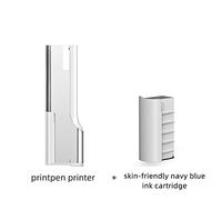 Stampante Portatile, Penna for stampa di etichette portatile Mini piccola stampante for tatuaggi Immagine LOGO Codice QR Codice a barre Intelligenza wireless a getto d'inchiostro Stampa Quando Vuoi(Pr