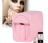 Stampante Portatile per Nail Art, Stampante Automatica Intelligente 3D per Unghie, Supporta WiFi/Fai da Te, riconoscimento AI della Superficie dell'unghia, Macchina con Custodia in Metallo per Salone