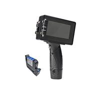 Stampante Portatile, Stampante a getto d'inchiostro palmare 12.7mm Mobile Portable Hand Hand Handheld Inkjet Codificatore di inchiostro inchiostro inchiostro Solvente Stampa Quando Vuoi(1SET with 1BLA