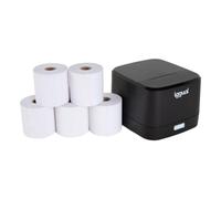 Stampante POS Termica USB RJ11 iggual TP EASY 58 con taglierina e 5 rotoli