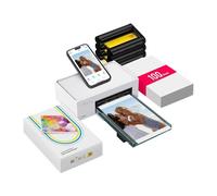 Liene Amber M100 Stampante Fotografica Portatile per Smartphone(10x15cm), WiFi Stampante a Sublimazione per PC/iPhone/Android, Cartuccia d'inchiostro e 100 Carte Fotografiche incluse, 300DPI