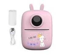 Stampante Tascabile, Mini Stampante Senza Inchiostro, Mini Stampanti Termiche Da 1000 MAh Per Etichette, Etichettatura, Include 1 Rotolo Di Carta, Stampante Senza Fili Compatta Per