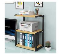 Stampante tavolo stampante armadio stampante supporto fax rack 3 strati grande capacità scaffale portaoggetti ufficio archiviazione e organizzazione e cucitrice di carta stoccaggio ufficio
