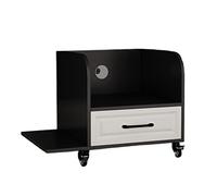 Stampante tavolo stampante armadio ufficio mensola rimovibile tavolo rack di stoccaggio rack stampante rack principale rack ufficio stoccaggio e organizzazione (colore: ottone, dimensioni: piccolo) (B