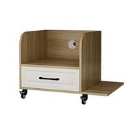 Stampante tavolo stampante armadio ufficio mensola rimovibile tavolo rack di stoccaggio rack stampante rack principale rack ufficio stoccaggio e organizzazione (colore: ottone, dimensioni: piccolo) (1