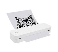 Stampante termica A4, stampante portatile compatibile con iOS/Android e laptop, stampante portatile A4 per viaggi, ufficio, auto, scuola, casa, stampante termica Bluetooth