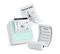 Stampante Termica Bluetooth 58mm - Stampante Portatile per Etichette e Foto Green