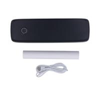 Stampante termica Bluetooth portatile A80 Stampante wireless compatta leggera A4 US Letter 203 dpi per viaggi d'affari e lavoro d'ufficio (Nero)