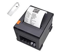 Stampante termica per ricevute da 80 mm con cassetto per contanti, interfaccia Ethernet seriale USB opzionale per Windows/Mac/Linux