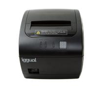 Iggual TP7001 Impresora de Tickets Térmica USB/Ethernet Negra