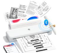 Stampante Termica Portatile A4, Mini Stampante Portatile Senza Inchiostro
