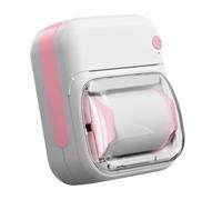 Stampante termica portatile in miniatura per etichette, foto e note, batteria ricaricabile, non richiede inchiostri, include 1 rotolo di carta da stampa per i compiti