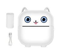 stampante termica | stampanti senza inchiostro da 800 mAh per la creazione di etichette | Etichettatrice, piccola stampante wireless, include 1 rotolo di carta da stampa per liste di cose da