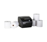 Stampante Termica USB iggual TP EASY 80 con taglierina e kit 5 rotoli