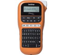 Stampante trasferimento termico Brother PT-E110 QWERTY portatile nero arancione