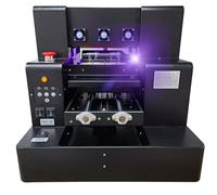 Stampante UV A4, stampante UV DTF, stampante UV LED, stampante a getto d'inchiostro USB 5760 * 1440DPI, bottiglia rotante/carta/cassa del telefono/PVC/plastica/legno/metallo/pelle, ecc.(A4UV-XP600)