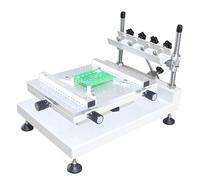 Stampanti manuali della pasta per saldatura, stazione di stampa dello schermo di SMT, area di stampa massima 250 x 400mm, alta ripetibilità ±0.01mm, altezza regolabile per l'Assemblea del PWB