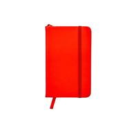 Stampasi Set da 1, 5, 10, 15 pezzi Taccuino A6 Tascabile con Elastico in Similpelle - Mini Quaderno Appunti Pagine Bianche Puntinate (Dotted) - Disponibile in 8 colori (5, Rosso)