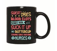 Stampata Tazze da Tè Strong Girls Nurses Show Appreciation and Support Tazza in Ceramica con manico Ceramica Mugs per Compleanno Nonna 330ml