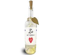 STAMPATEK Bottiglia Lampada Regalo per Zio - Idea Compleanno, Natale, Anniversario - Lampada LED da Comodino BTL6