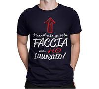 STAMPATEK Maglietta Laurea Divertente Uomo Mi Ho Laureato Tshirt Festa di Laurea Sorpresa Idea Regalo T-Shirt Manica Corta