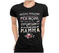STAMPATEK Maglietta Mamma Tshirt Festa della Mamma Maglia Idea Regalo Divertente Tshirt Donna con Scritta Le Persone più Importanti Mi Chiamano Mamma