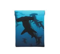 Stampati squali martello, Spremere il portafoglio superiore da donna Borsa portaoggetti Piccola portamonete Portamonete