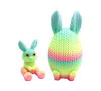 Stampato In 3D,Decorazione Pasquale per Scrivania - Giocattoli Decorativi da Scrivania | Per Libreria Davanzale Vetrina Toeletta Comodino Studio Camera da Ufficio Domestico