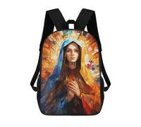 Stampato in 3D The High Priestess - Spectrum Tarot Series Zaini Scolastici Per Bambini Alla Moda Zaini Casual Da Viaggio Per Bambini Zaini Da Giorno Di Grande Capacità Per Ragazzi E Ragazze 17inch