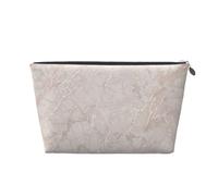 Stampato in marmo oro rosa, Borsa da toilette Borsa per trucco Borsa per cosmetici Borsa da toilette da viaggio portatile