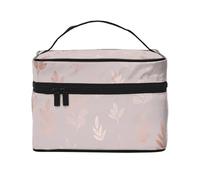 Stampato in oro rosa, Borsa per il trucco Borsa per cosmetici Borsa da viaggio portatile da viaggio Astuccio per matite