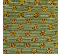 Stampato Jersey a Maglia Tessuto Elasticizzato Materiale - Shrek Su Strisce