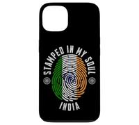 Stampato nel design della bandiera dell'India My Soul Indian Pride Custodia per iPhone 13