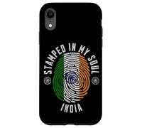 Stampato nel design della bandiera dell'India My Soul Indian Pride Custodia per iPhone XR