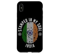 Stampato nel design della bandiera dell'India My Soul Indian Pride Custodia per iPhone XS Max
