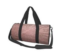Stampato rosa oro rosa, Borsone da viaggio di grande capacità Borsa rotonda Borsa da viaggio sportiva Borsa da viaggio Borsa da fitness