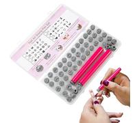Stampatore per unghie, 8 modelli ricaricabili in silicone, per principianti, donne e ragazze, per viaggi e feste a casa