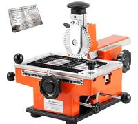 Stampatrice per metallo, goffratrice semiautomatica per targhette ed etichette, profondità di stampa 0,1-0,3 mm, ideale per macchinari e apparecchiature elettromeccaniche