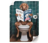 Stampe Artistiche 59,4x84 cm | Formato A1 | Cane nel water