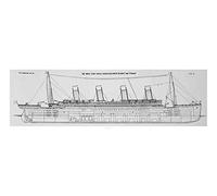 Stampe artistiche Titanic, multicolore, 33 x 95 cm