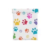 Stampe colorate della zampa del cane, Spremere il portafoglio superiore da donna Borsa portaoggetti Piccola portamonete Portamonete
